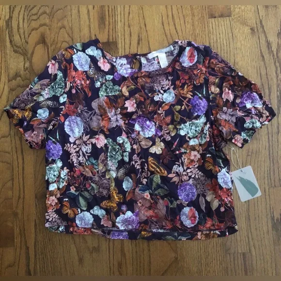 Forever 21 Tops Forever Contemporary Multicolor Floral